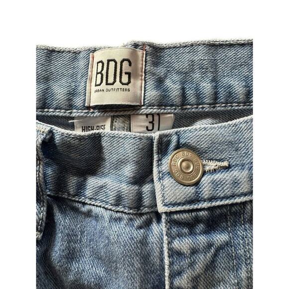 Urban Outfitters BDG Womens 31 High Rise Baggy Straight Leg Vintage Wash Jeans - Picture 2 of 13